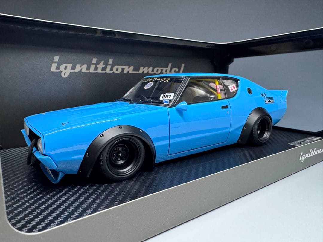 IG 1/18 LB ワークス ケンメリ 2ドア ライトブルー 3219