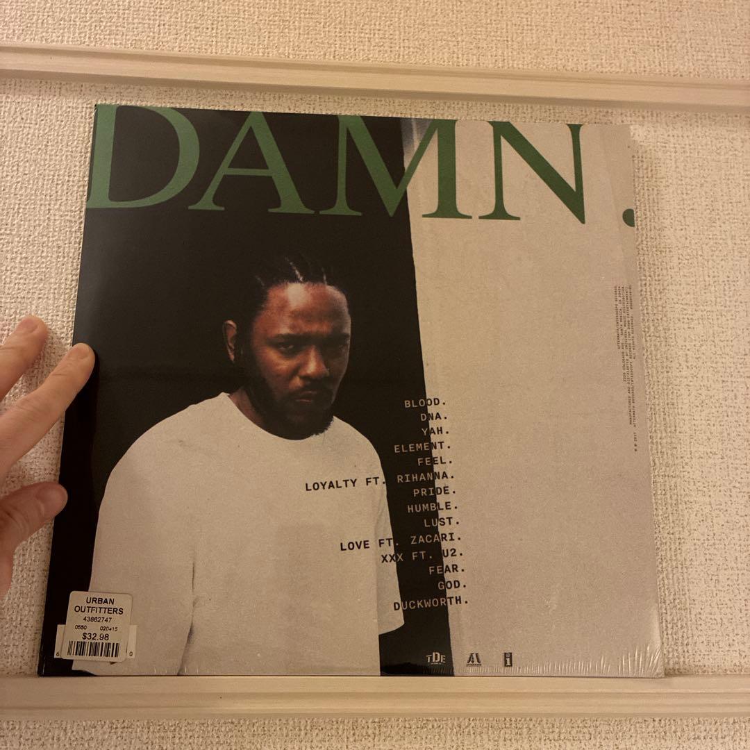 KENDRICK LAMAR DAMN. ケンドリックラマー レコード 未開封