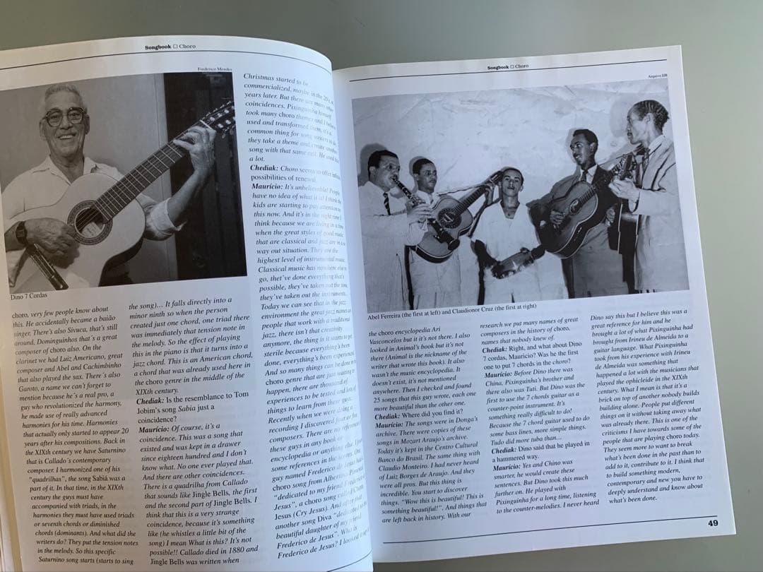 ショーロ　ソングブック　全3巻