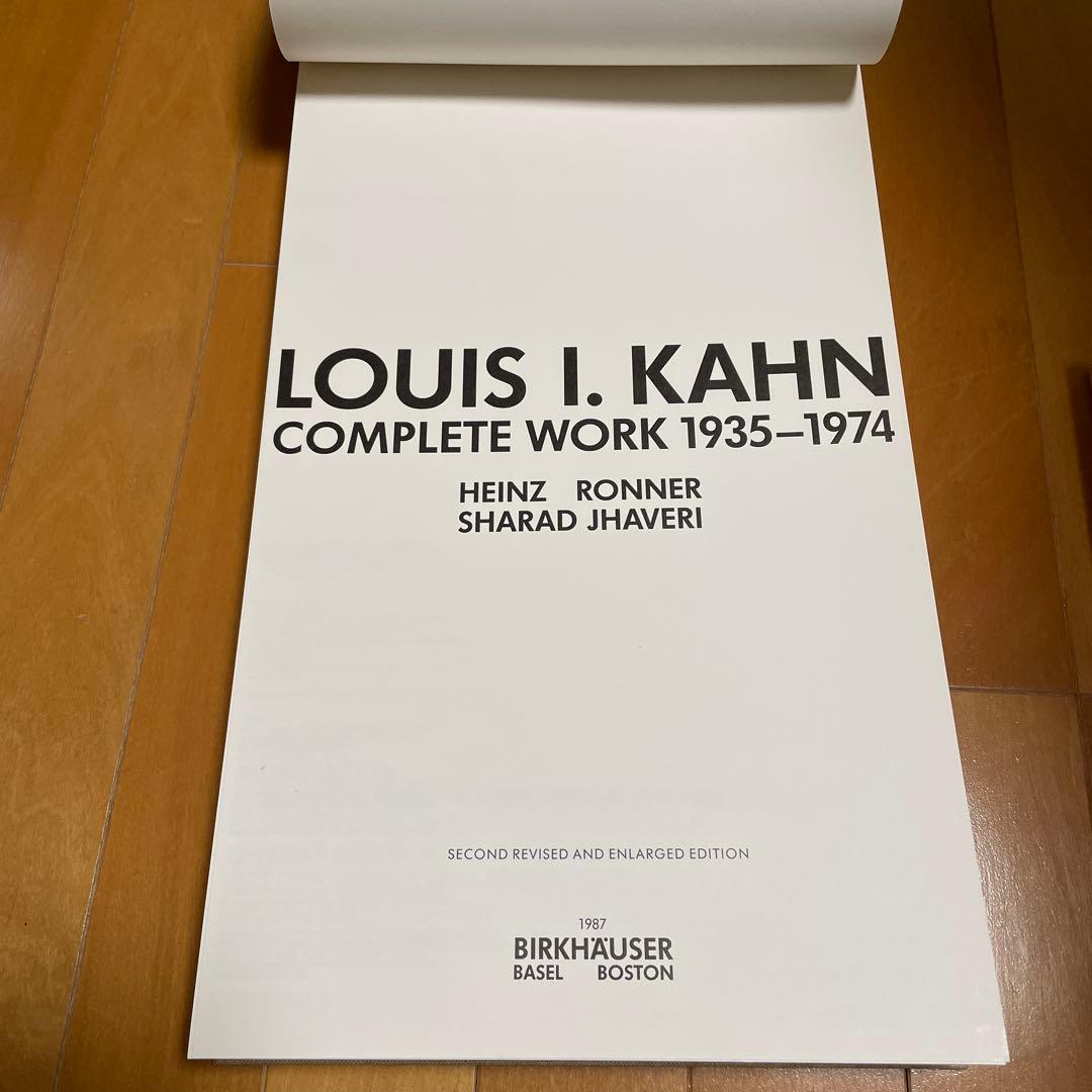 LOUIS I. KAHN COMPLETE WORK 1935–1974