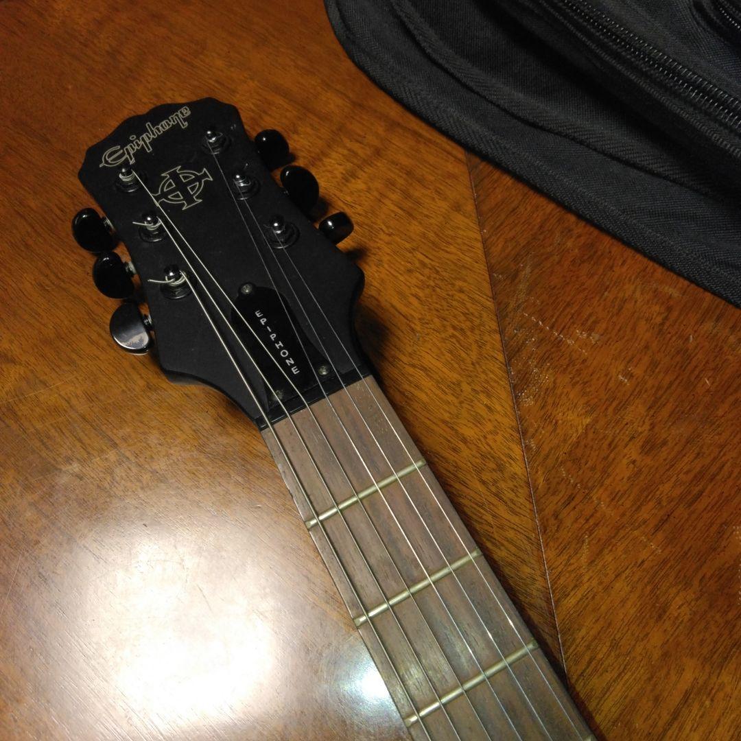 Epiphone Les Paul マットブラック ケルト十字