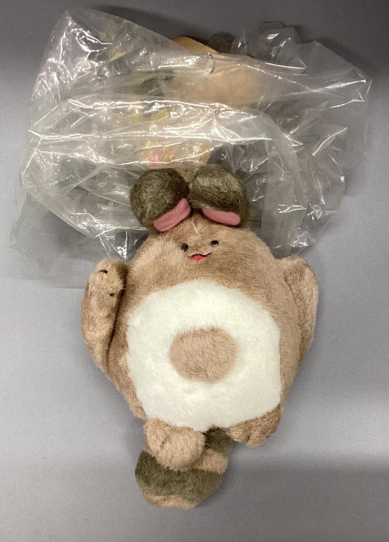 A-494【 トミー ポケモンぬいぐるみ オタチ 】当時モノ（未使用品）