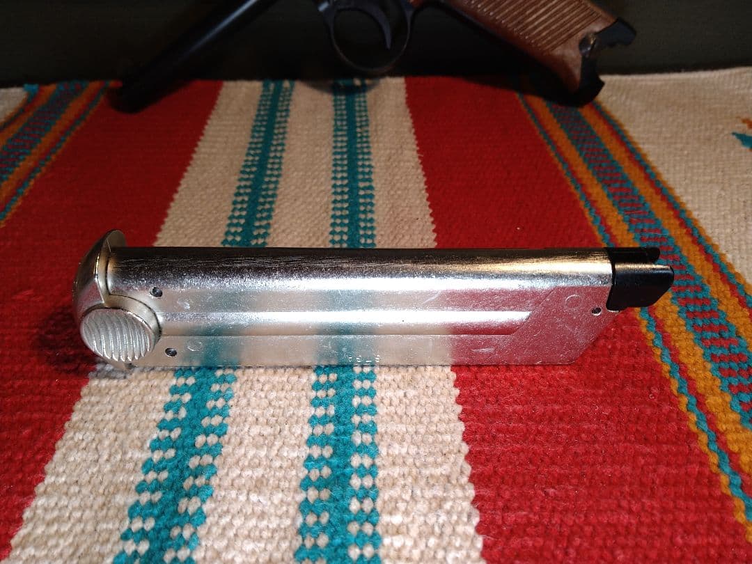 美品ジャンク！マルシン　南部十四年式ガスブロ　８mmBB弾仕様　ガス抜け・漏れ有