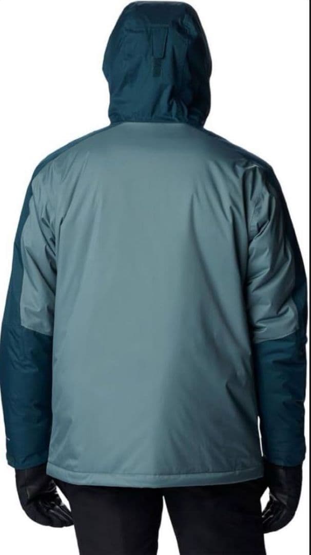 Columbia フード付きアウターウェア 青緑