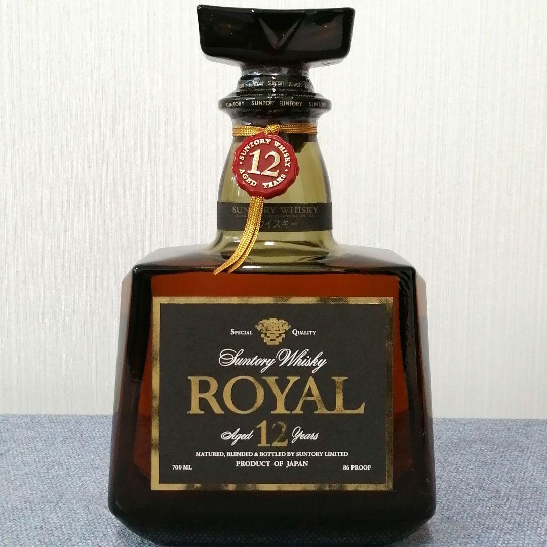 サントリーローヤル12年　黒ラベル　700ml43%　未開栓　箱あり④