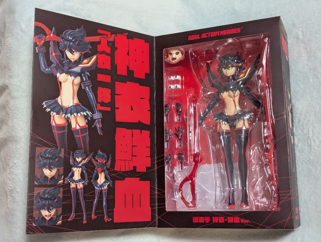 キルラキル　纏流子 (神衣・鮮血Ver.)(初回生産限定パーツ付) RAH