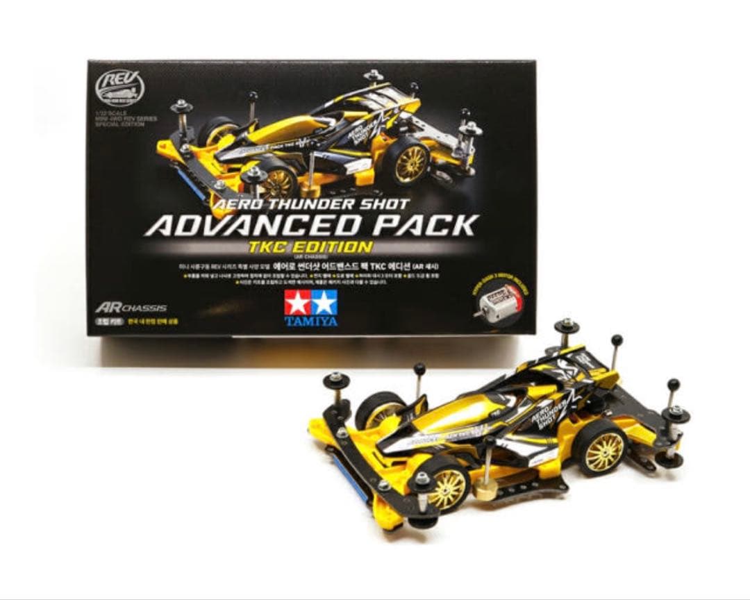 TAMIYA韓国限定エアロサンダーショットアドバンスパックミニ四駆バッテリー付き