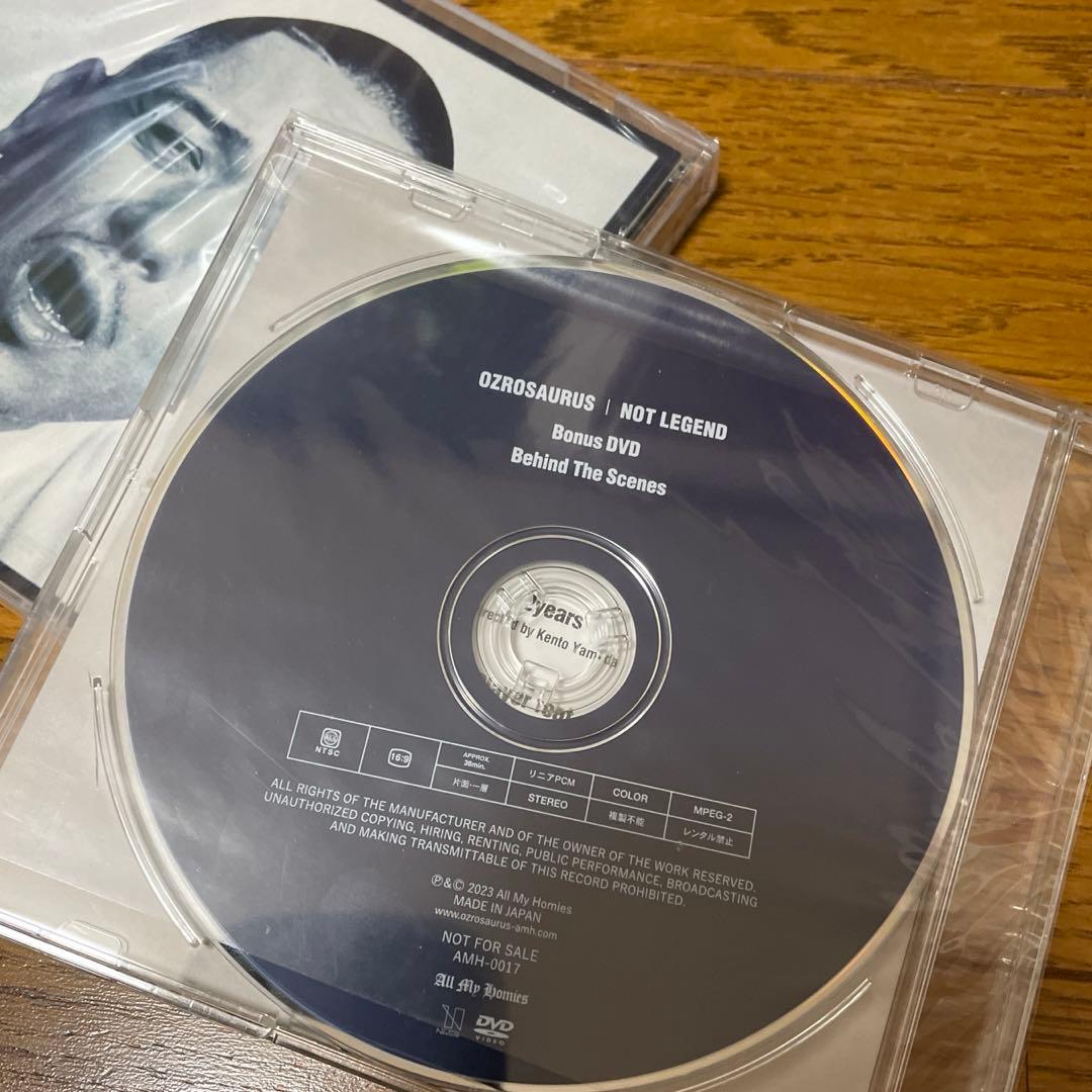 OZROSAURUS NOT LEGEND 特典DVD付き