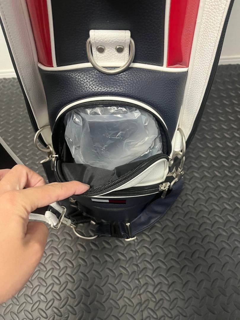 トミー ヒルフィガー キャディバッグ　THMG7SC1 9型トリコロール