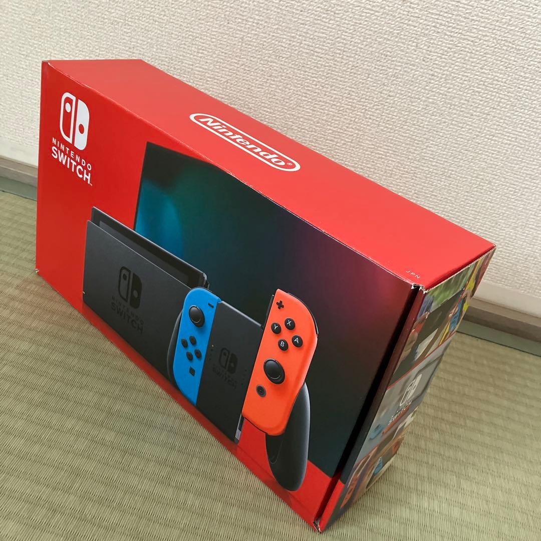 Nintendo Switch 本体　ネオン青赤