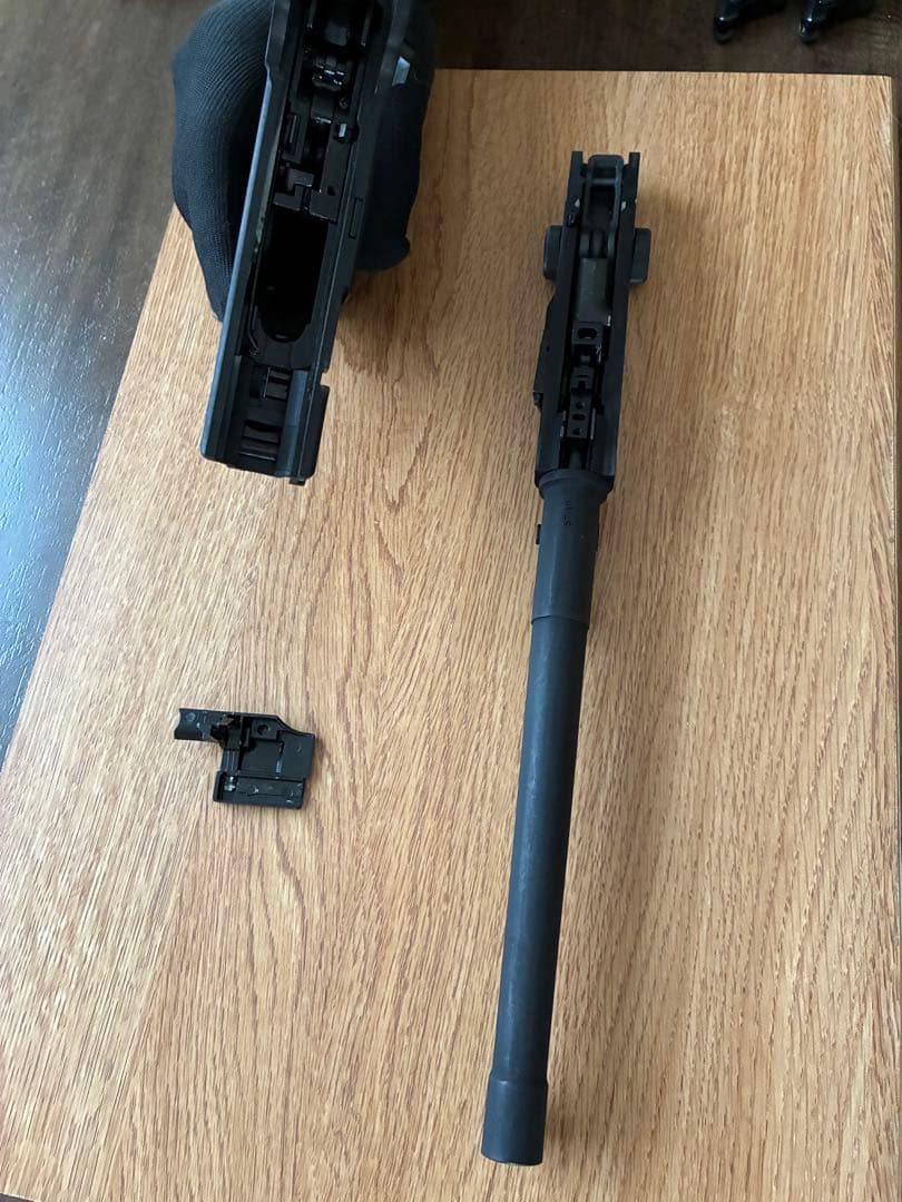 ガスブローバック ルガーP08 アーティラリーモデル　8インチ ヘビーウエイト