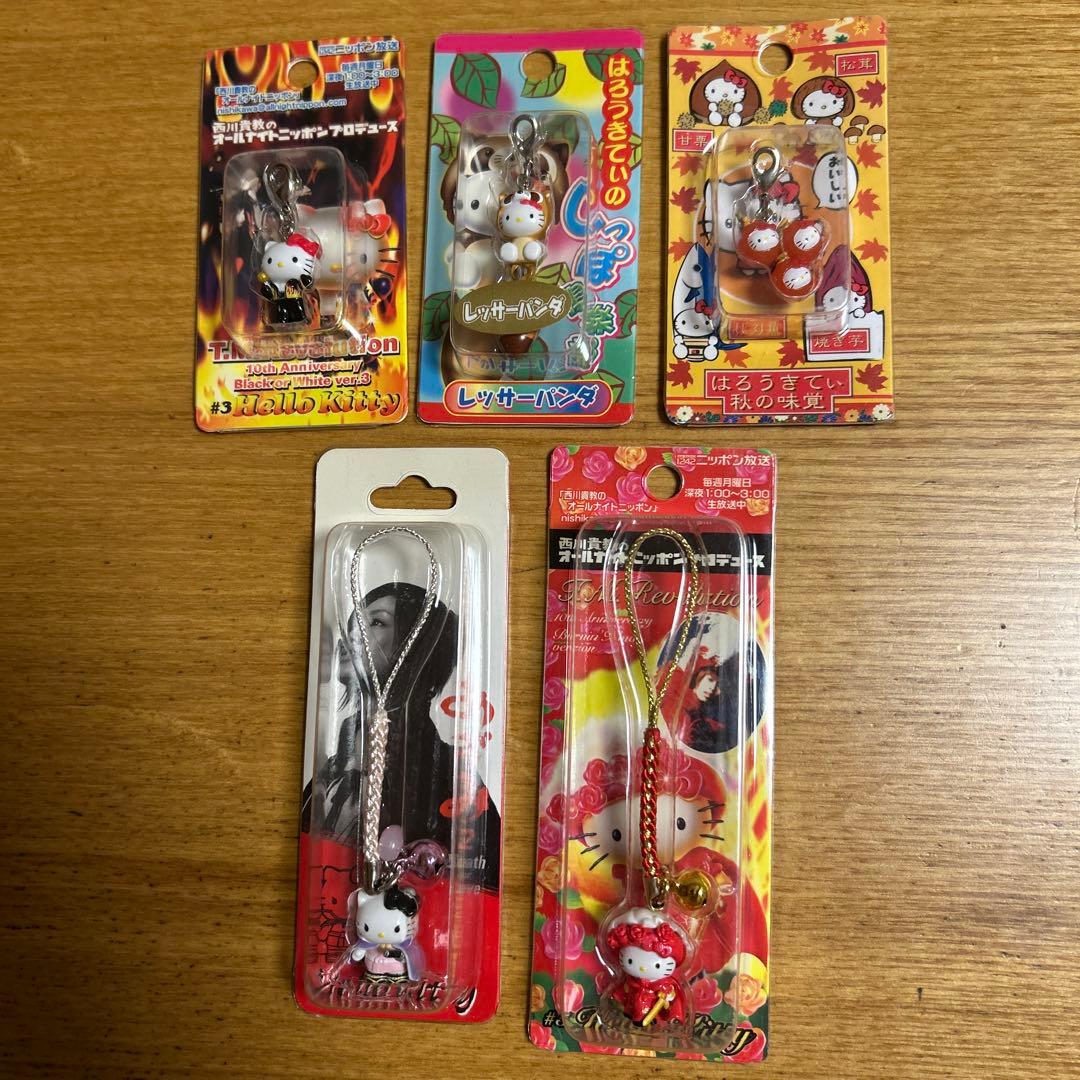 s*e様 ハローキティ　ストラップ、根付、ボールペンなどグッズ24点