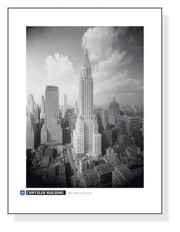 額装済/クライスラー ビル/アーティスト不明