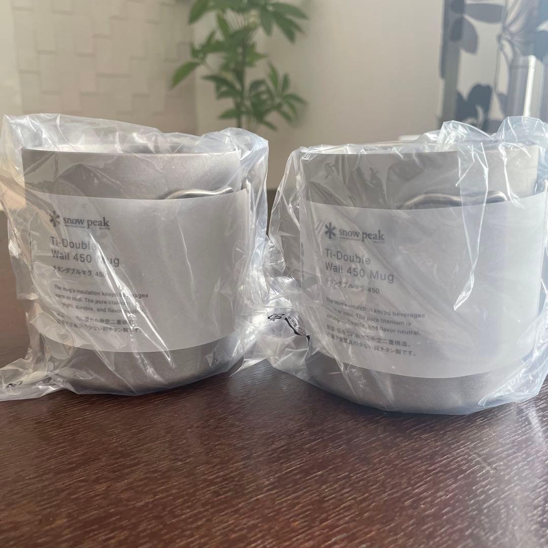  peak Ti-Double Wall 450 Mug 2個セット