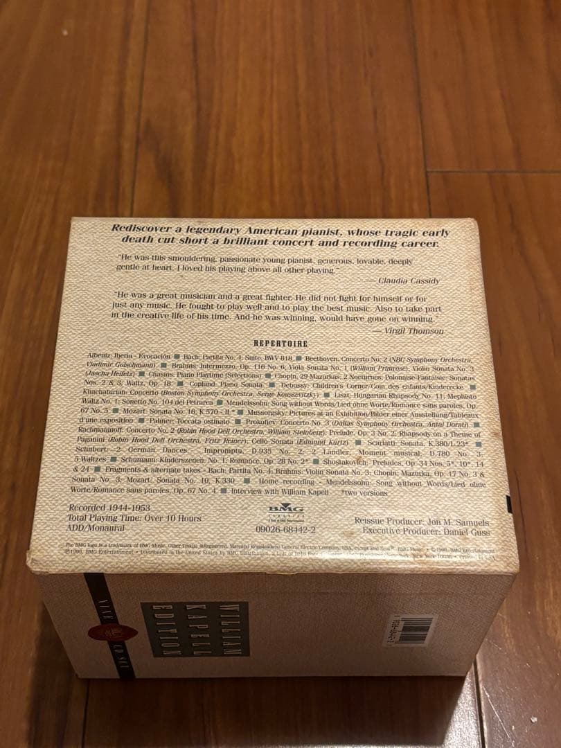 WILLIAM KAPELL EDITION CDボックスセット