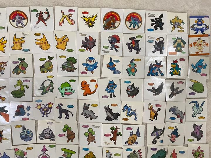 デコキャラシール ポケモンパンシール ポケモンシール 128枚プラスα