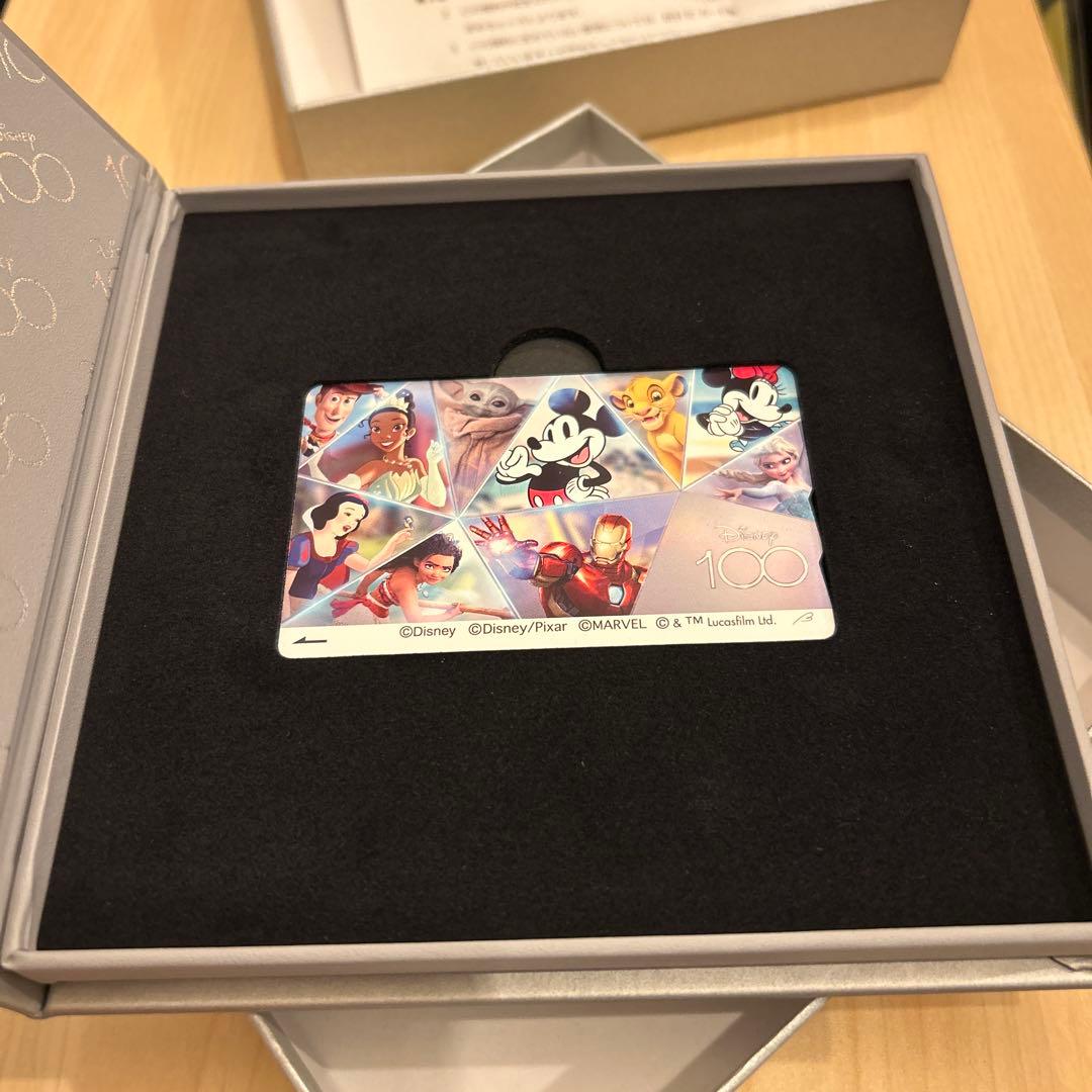Disney100 記念 Suicaカード & 収納ボックス　新品