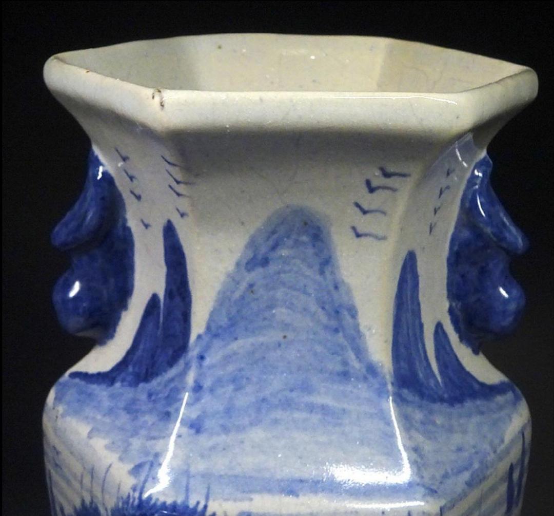 中国古玩 青花 染付 花瓶 2点 大明宣徳年製 含 唐物 t99147