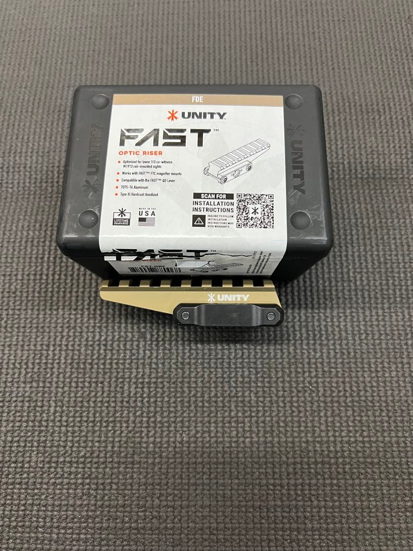その他 Unity Tactical FAST Optic Riser FDE