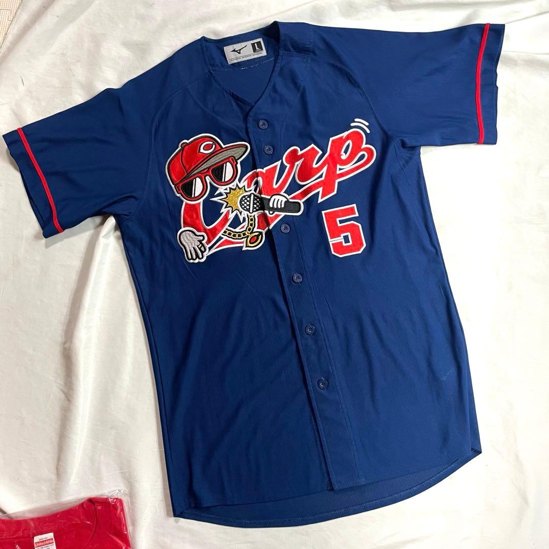 ◯広島東洋カープ ドッカンユニフォーム バリバリ Tシャツ 長野選手