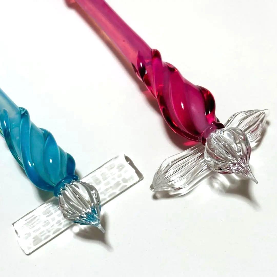 〈ガラス工房LUC〉ゴースト★2本セット★