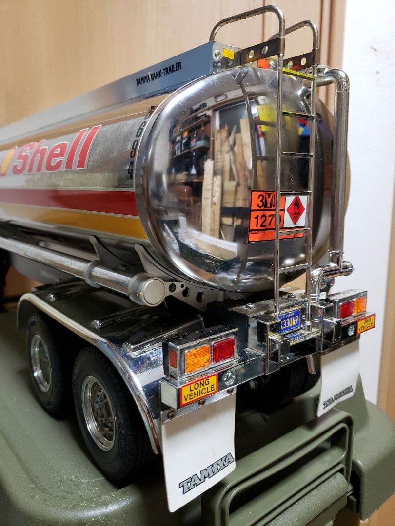 美品　タミヤ SHELL タンクトレーラー 1/14　　タンクローリー　ラジコン