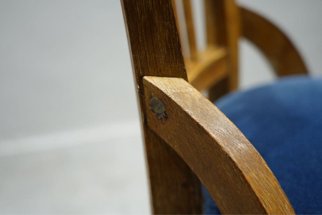 ドクターチェア　回転椅子　張替済み　大正時代