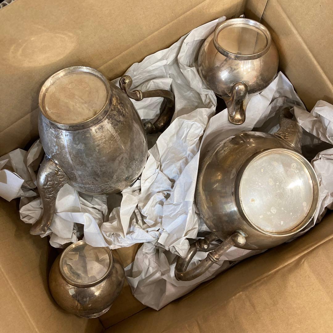 【激レア】アンティーク　ヴィンテージ　三越　ポット　4個セット