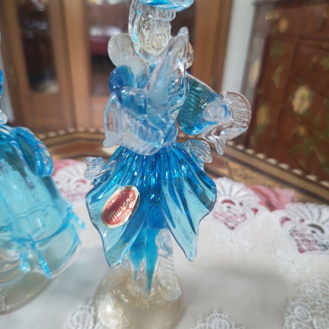 ♯ベネチアングラスグラス人形　#ムラーノ ＃貴婦人貴公子セット