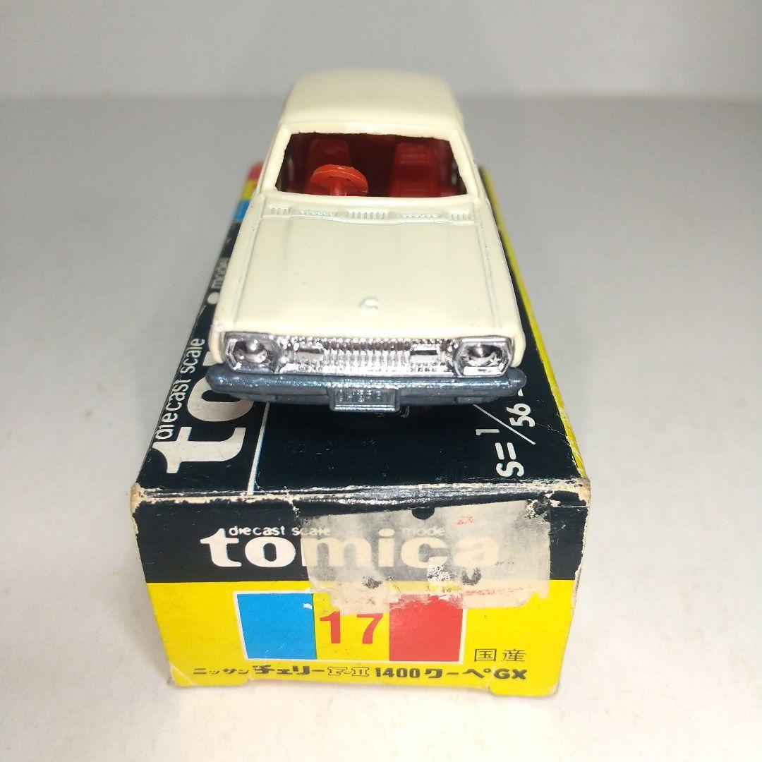 (3511)トミカ 黒箱 日本製 ニッサン チェリー 1400 クーペ エラー品