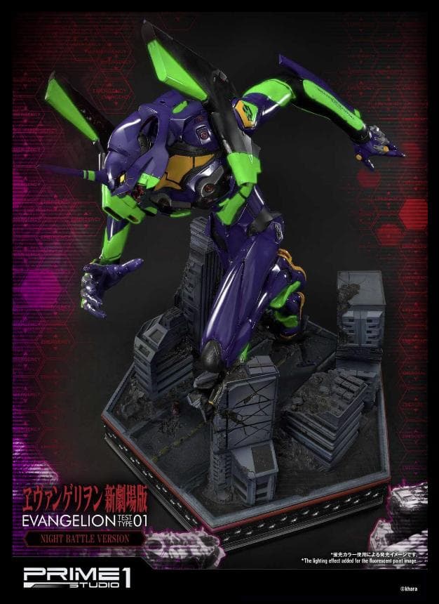 ★希少★500体限定！【プライム１スタジオ】エヴァンゲリオン 初号機 夜間戦闘版