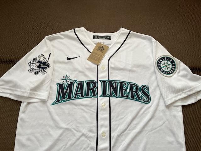 イチロー51引退セレモニー8/9記念試合選手着用モデル現地販売レプリカジャージL