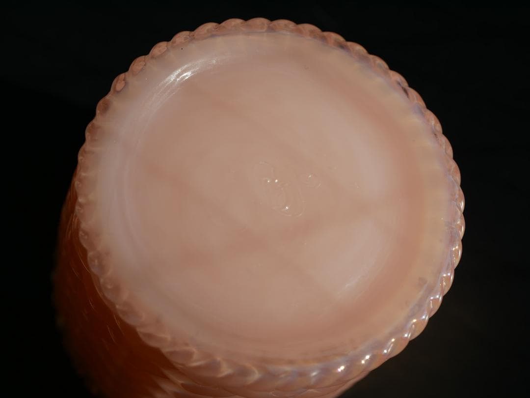 フェントン イリデセントグラス バードオンザネスト 蓋付き小物入れ