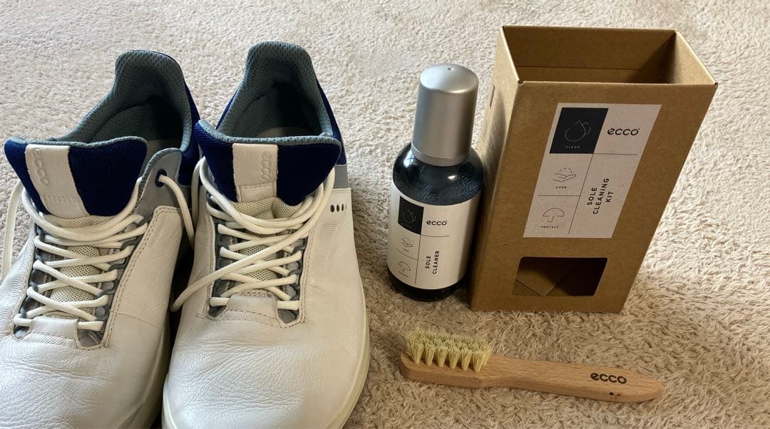 ECCO CORE レザーゴルフシューズ スパイクレス EU43