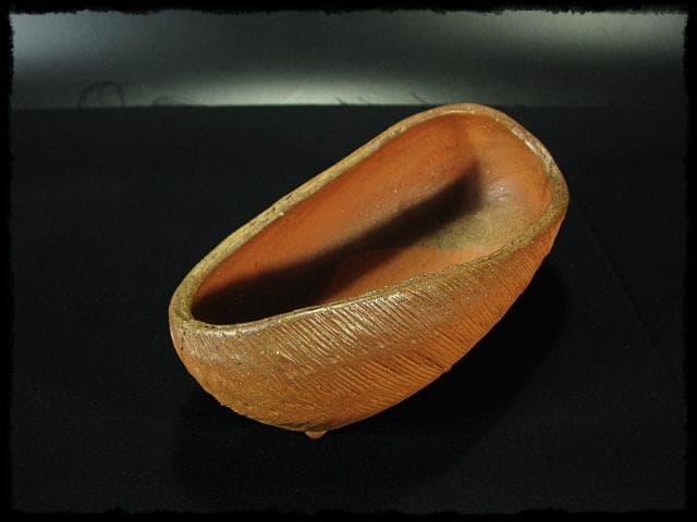 人気作家 小西 陶藏 六つ足 鉢 菓子鉢 茶道具 懐石 器物  d195