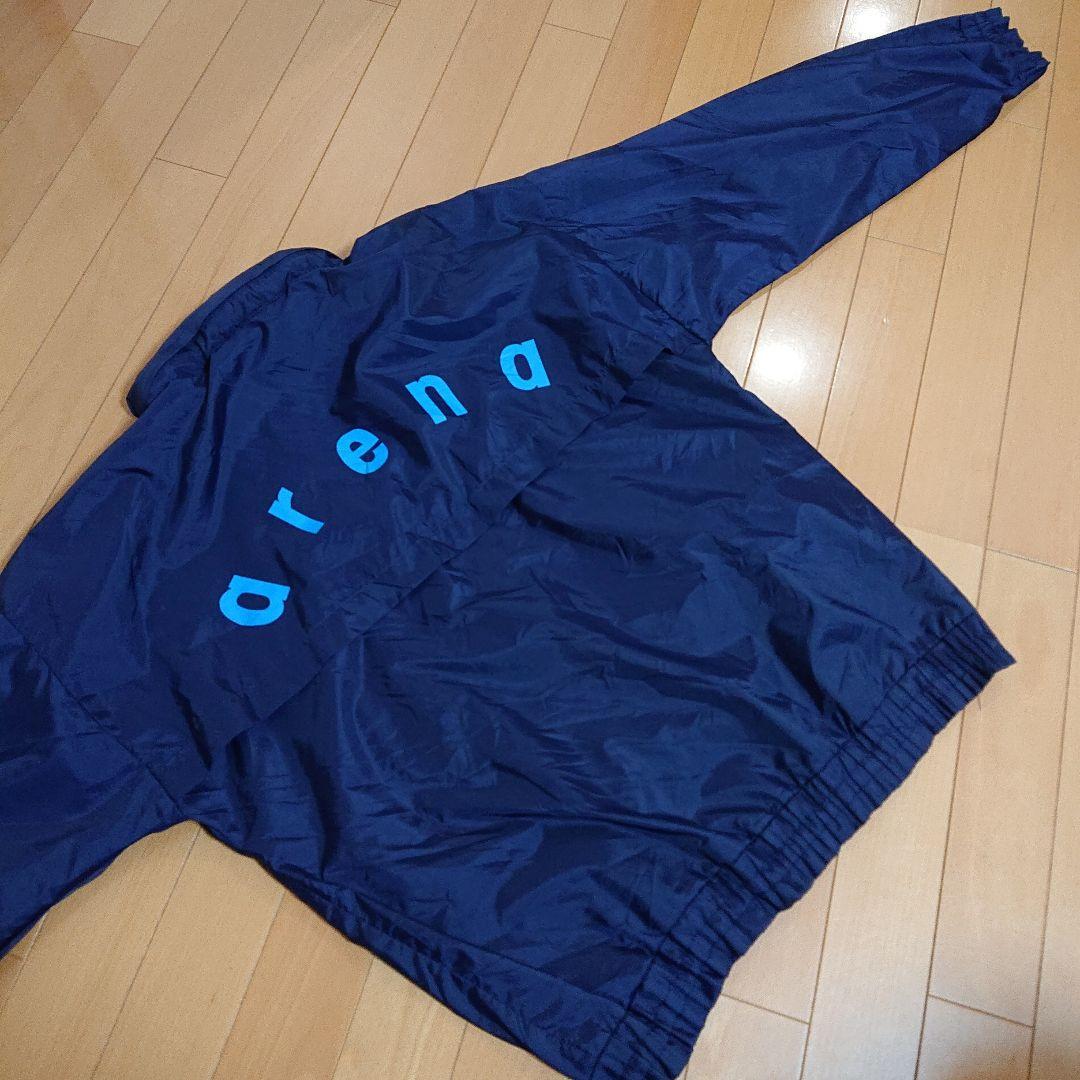 80s ヴィンテージ アリーナ ナイロン プルオーバー パーカー M　アノラック