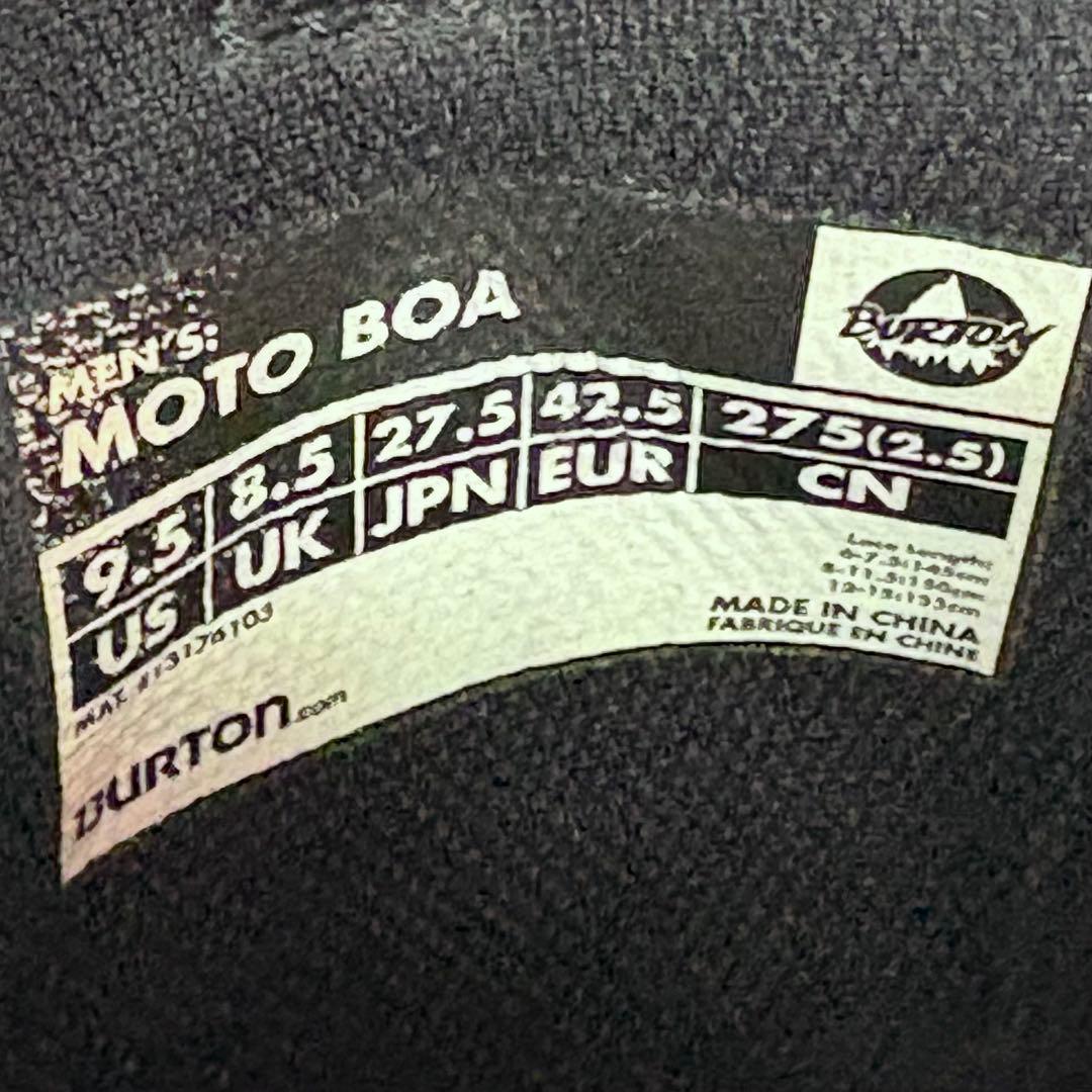 BURTON バートン スノーボードブーツ MOTO BOA 27.5 ホワイト