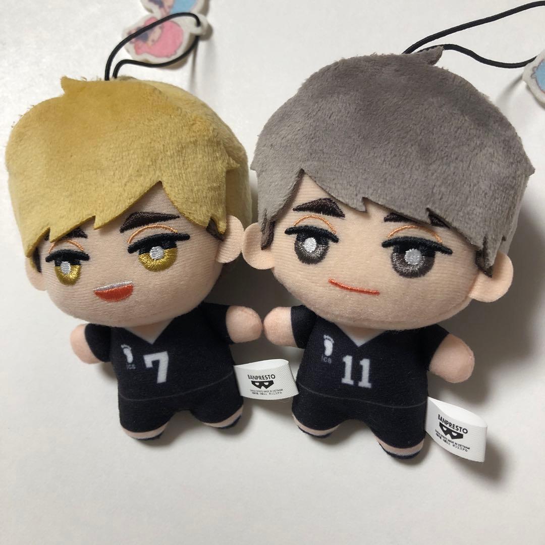 宮侑　宮治　ハイキュー‼︎ サンリオ　ちみっともぬい　ぬいぐるみ　キキララ