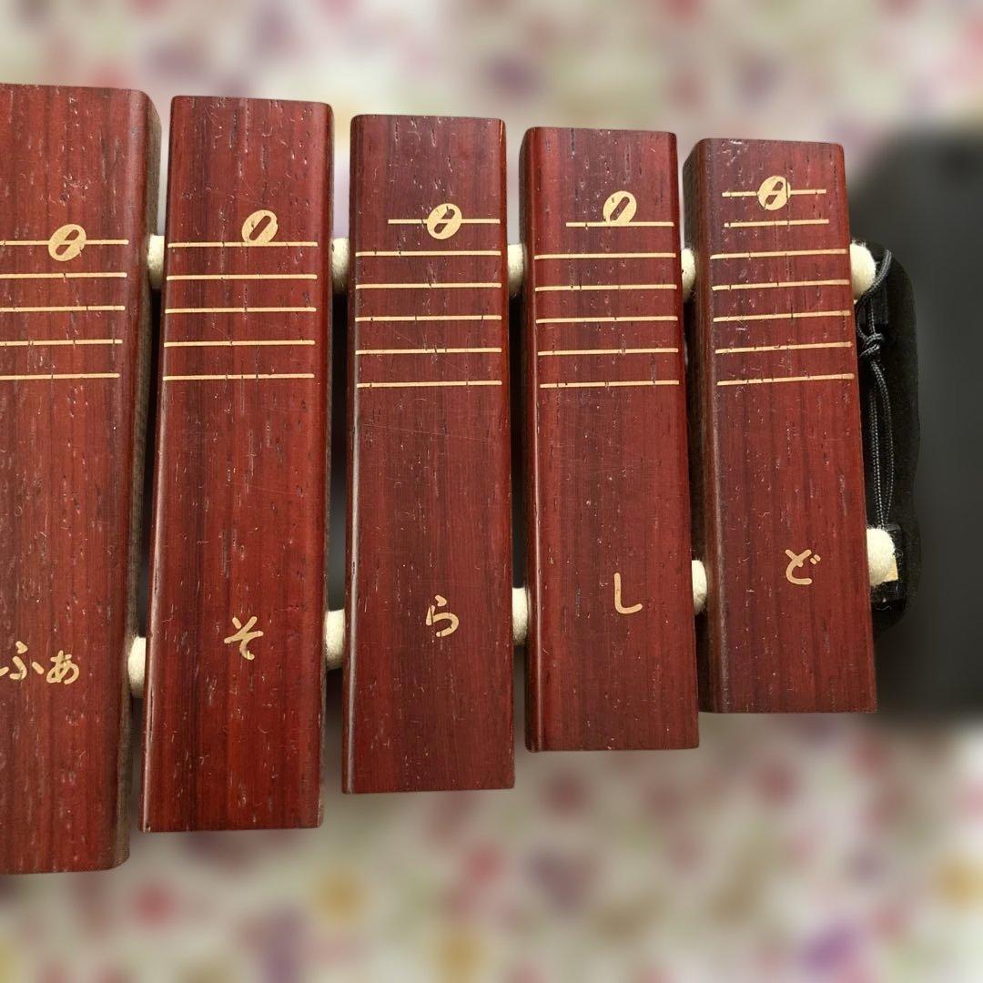 木琴32音　KAWAI 半音付シロフォン　アフリカンパドック音板