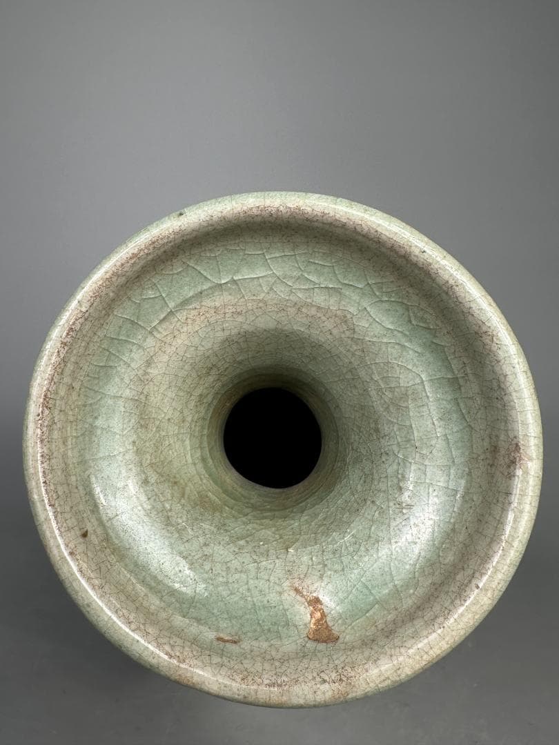 韓国美術　　高麗青磁　鉄絵花卉文六孔瓶　花瓶　華道具　古物 骨董　李朝　古朝鮮