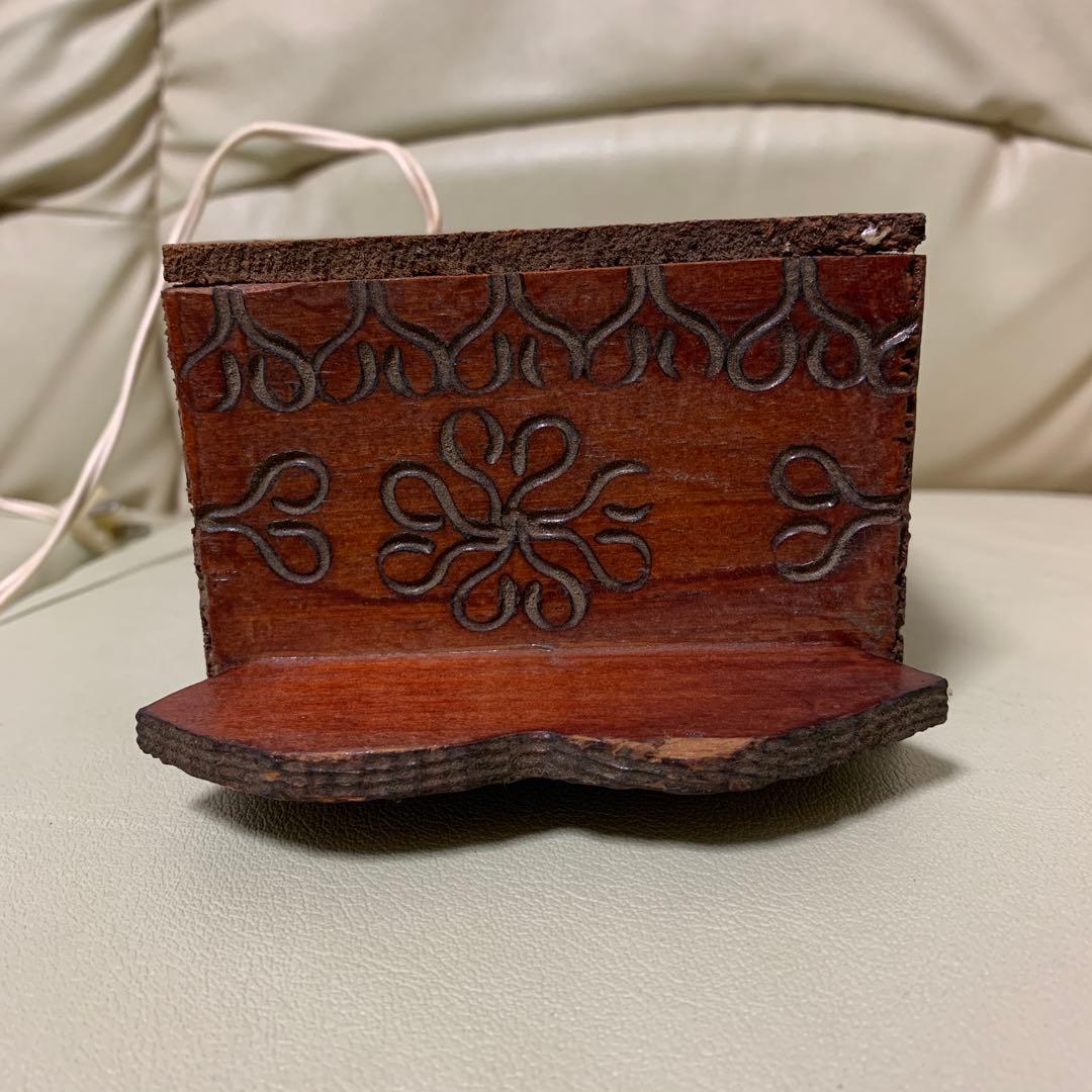 聖母マリアの彫刻入り木製箱　祭壇　キリスト　ローライダー　チカーノ　インパラ