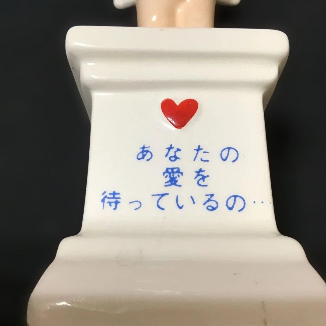 昭和レトロ　内藤ルネ　陶器の置物　天使の置物　RＵNE