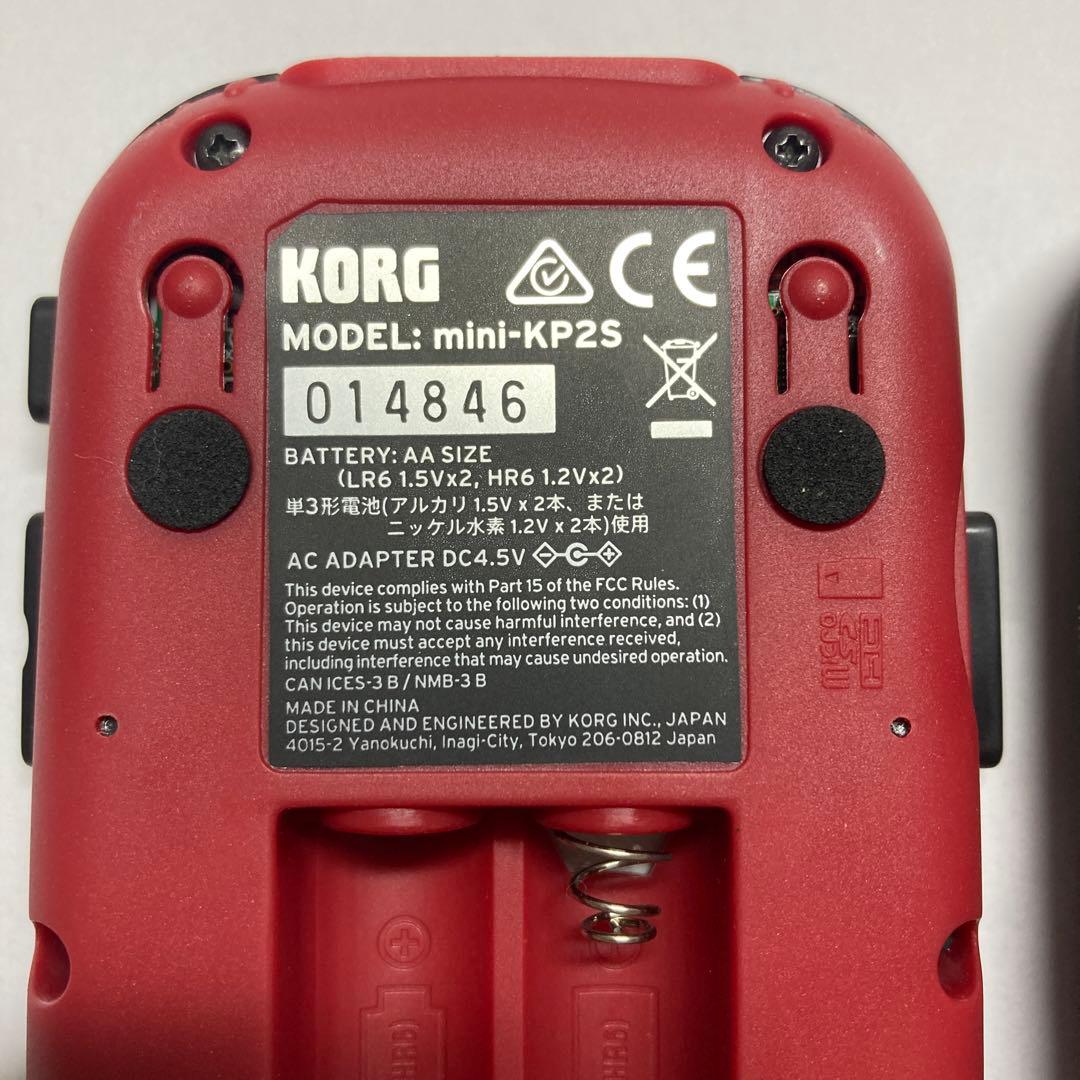 KORG mini kaoss pad 2S 本体とACアダプター　美品
