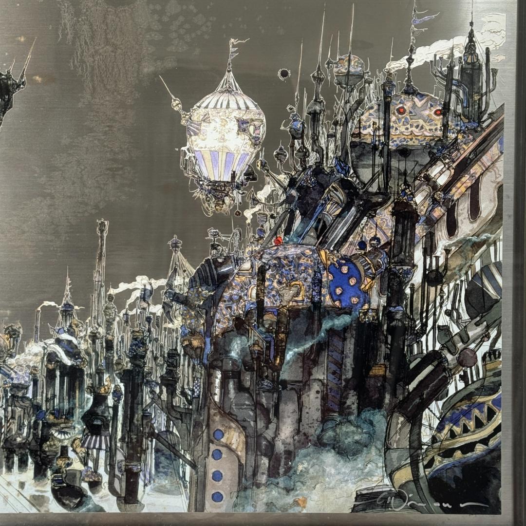 天野喜孝　FF6 街DX 版画 ティナ 魔導アーマー ファイナルファンタジー