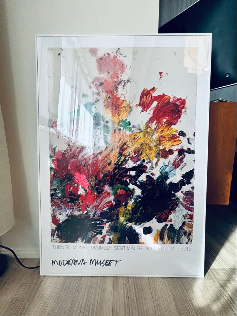 スウェーデン限定 画家『サイ・トゥオンブリー Cy Twombly』ポスター