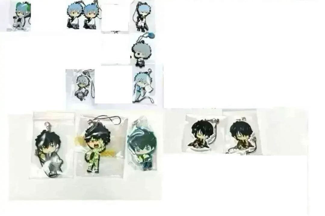 銀魂 j-world 花鳥風月 和紙缶バッジ 景品 銀時土方沖田坂本新八山崎