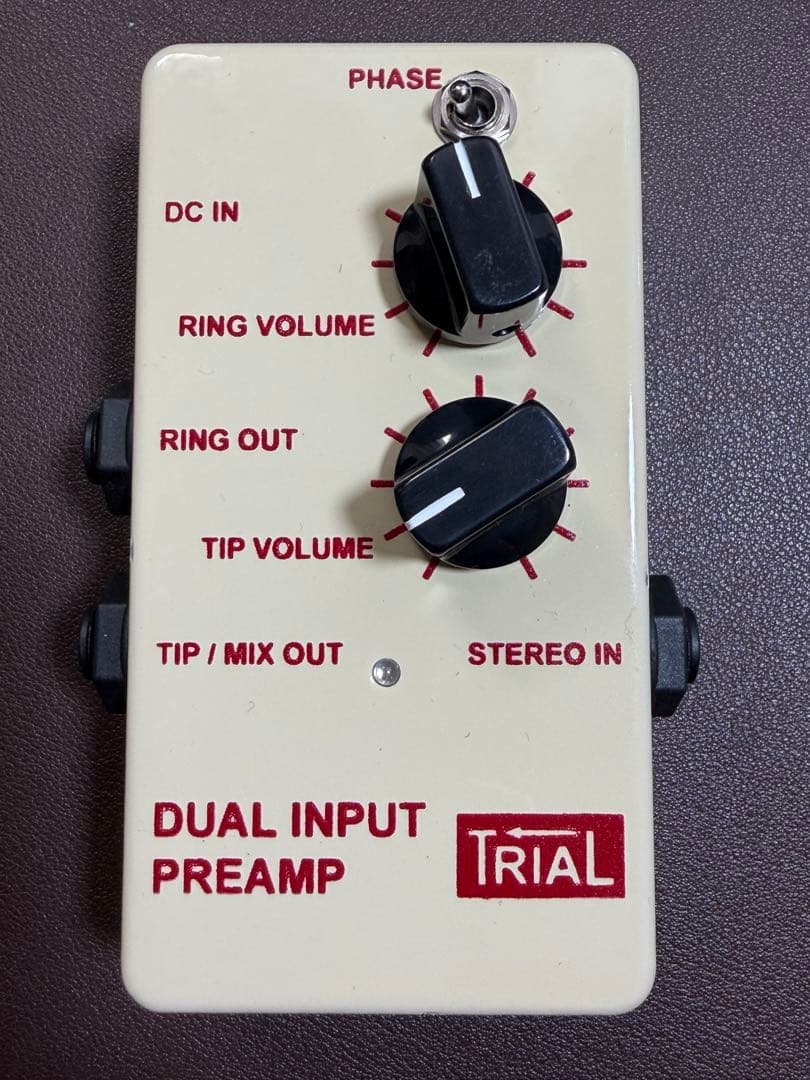 TRIAL DUAL INPUT PREAMP プリアンプ