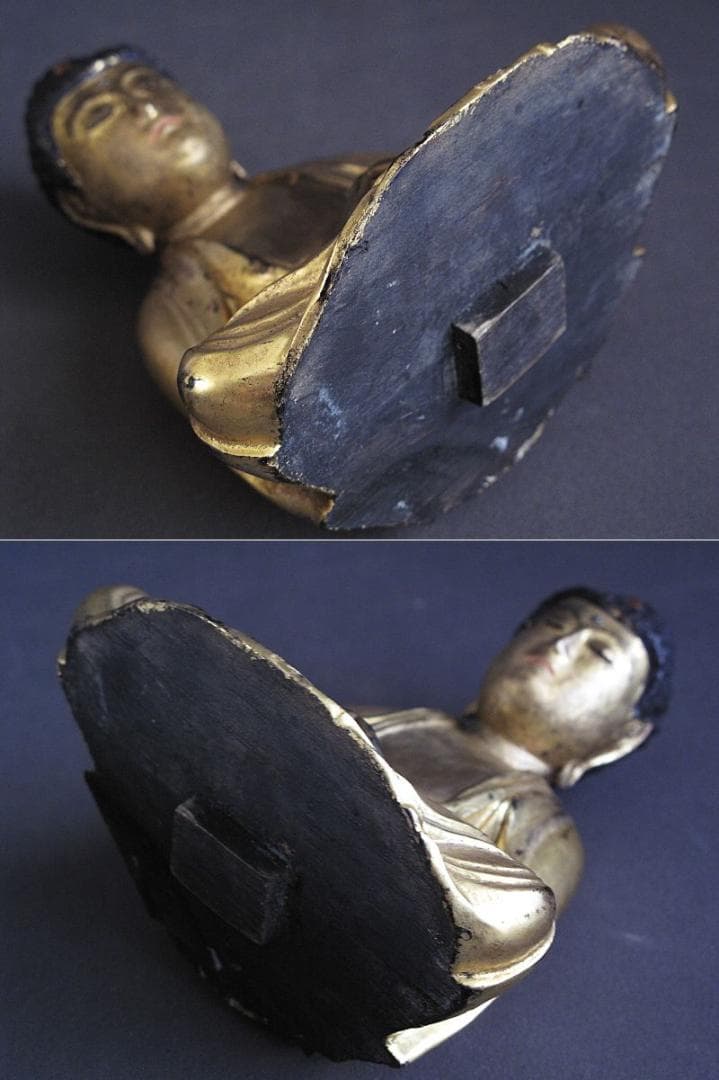 玉眼!!『木造 釈迦如来座像』古仏 総高44㎝