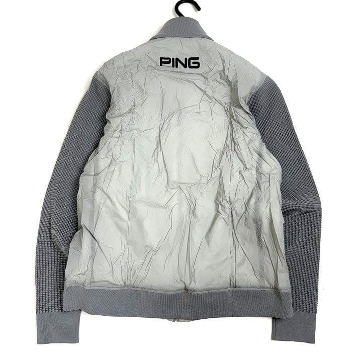新品 PING ピン ゴルフ 高機能 ドッキング ブルゾン ジャケット 灰 L