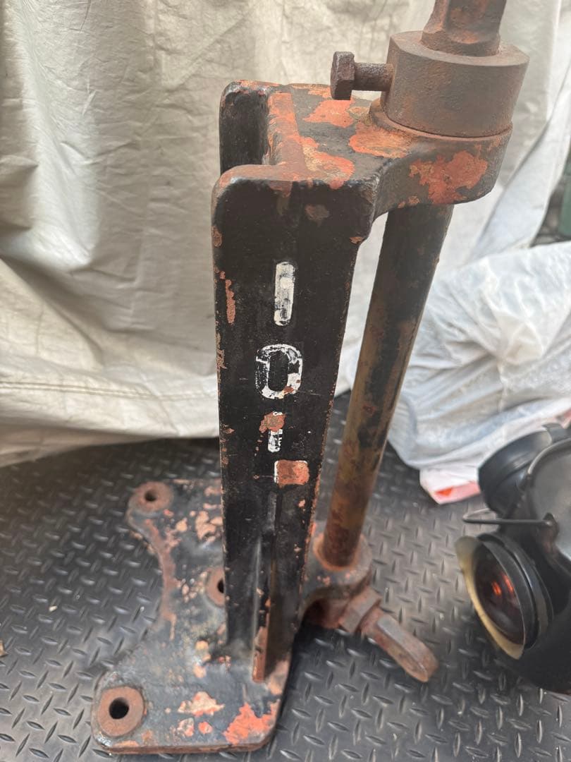 鉄道廃品 転轍標識灯/転轍機/標識燈/合図灯/信号灯/ジャンク品